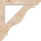Ekena Millwork Funston Slat Smooth Bracket w/ Offset Brace, Douglas Fir, 7 1/2"W x 48"D x 48"H BKT0806X48X48FST06SDF - alternate 2